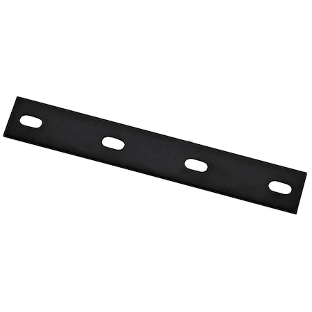 Hampton Products Hampton 1/8 in. H X 1-1/2 in. W X 10 in. L Black Steel Mending Plate 01-3411-546